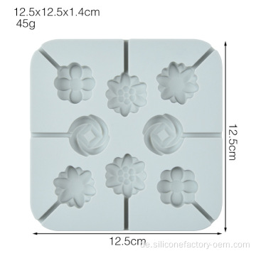 Silikonschokoladenform Lutscherform